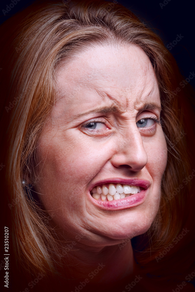 Beautiful grimace Beautiful grimace