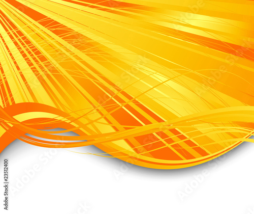 Sunburst ray abstract banner