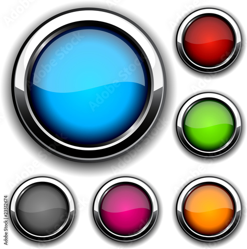 Free Download Glossy buttons. - GFXLoad