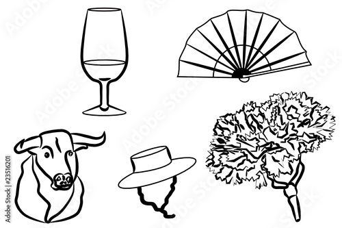 Feria - Dibujos para colorear