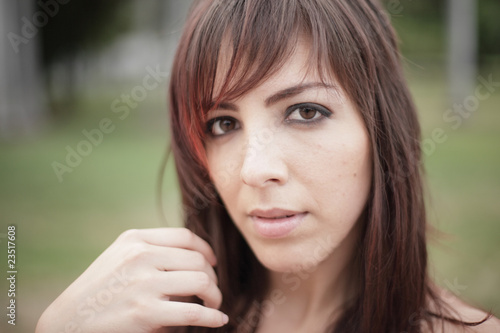 Headshot of a beautiful young woman