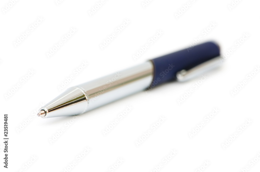 Writing pen isolated on the white background Writing pen isolated on the white background
