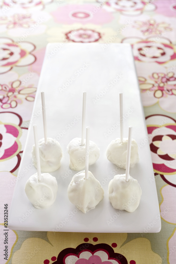 Cake Ball Display, Top Copy Space Stock Photo Adobe Stock