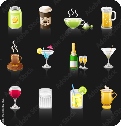 Drinks black