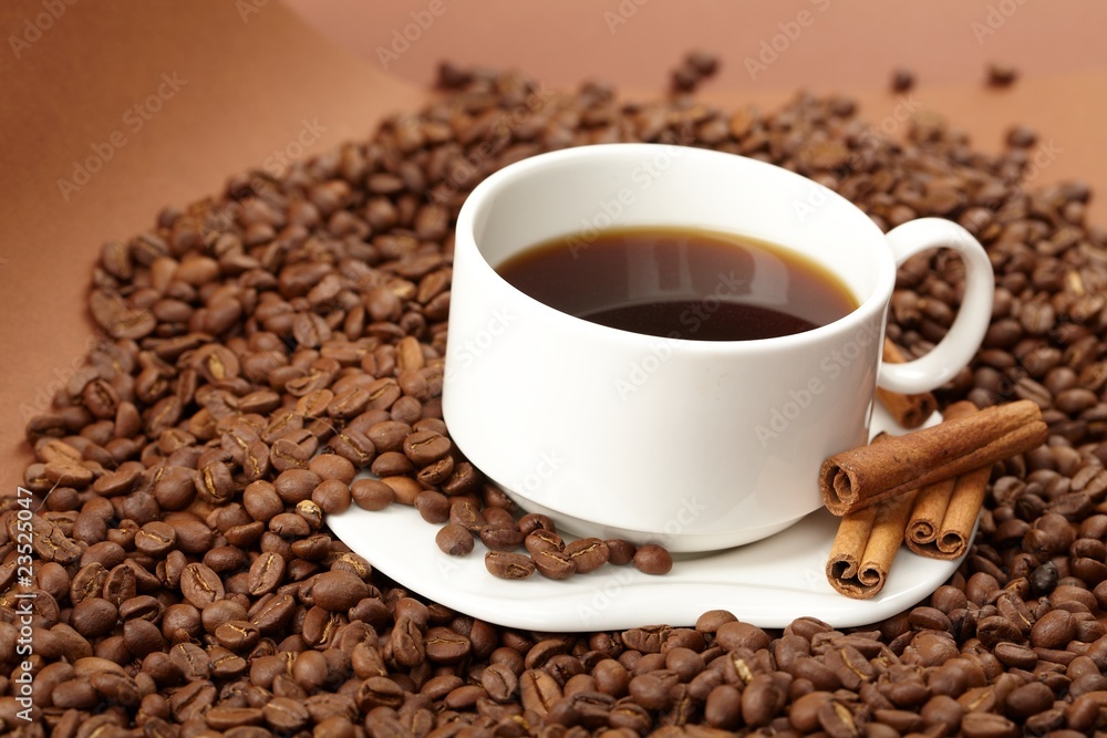 cup of coffee with cinnamon cup of coffee with cinnamon