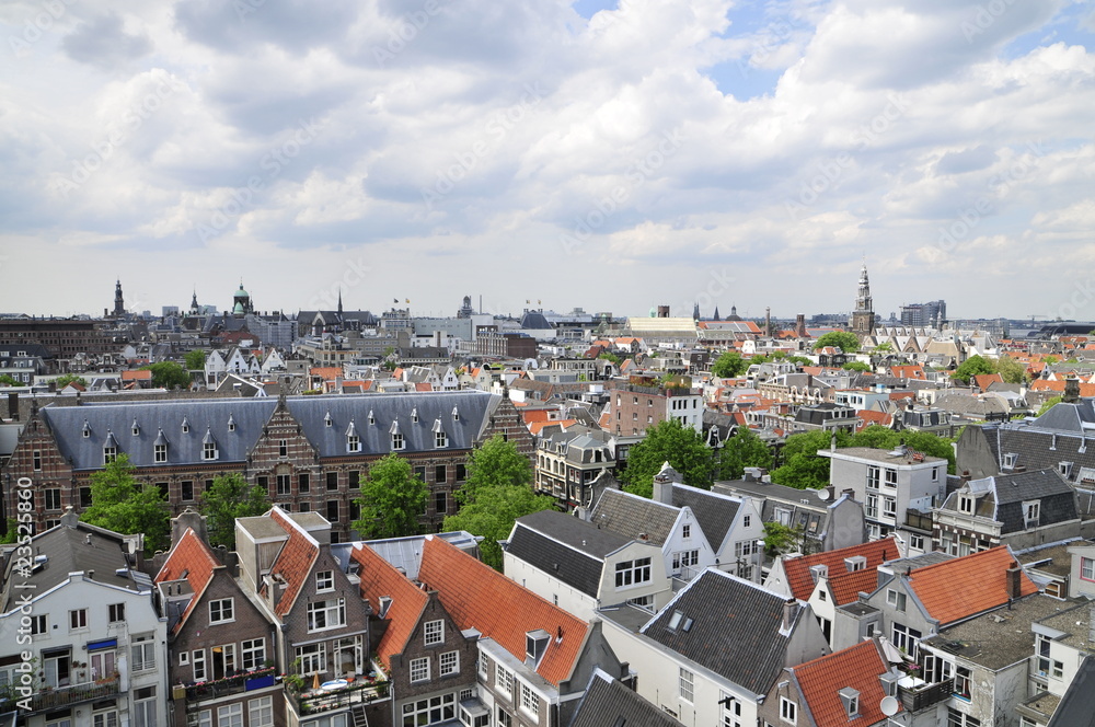 amsterdam: ausblick von der zuiderkerk