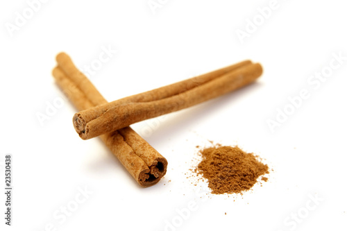cinnamon sticks with grain