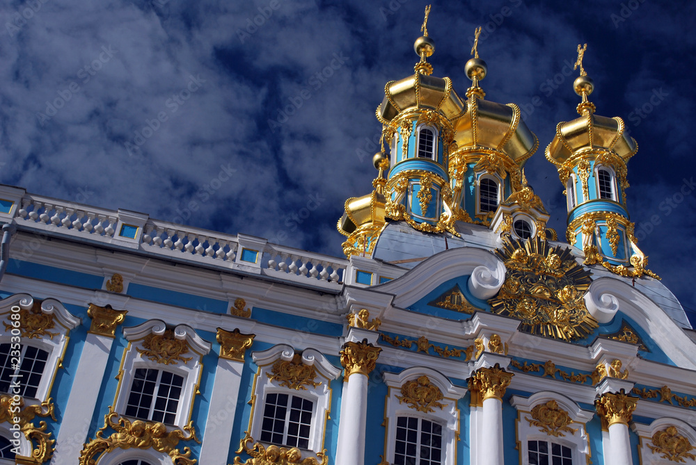 Dans le palais de Tsarkoie Selo