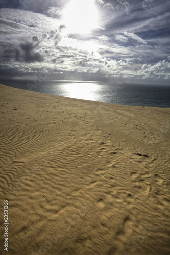 dunes on the ocean