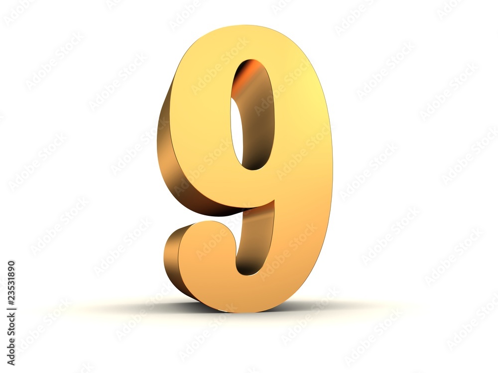 goldene Nummer - 9 goldene Nummer - 9