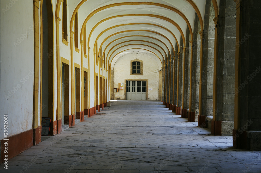 cloître de l'abbaye de Cluny