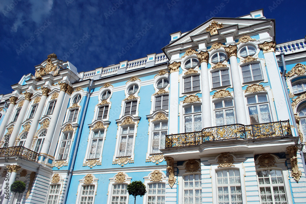 Façade du Palais de Tsarskoïe Selo