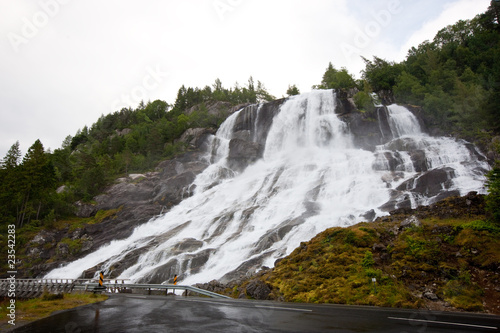 Norwegian waterfall