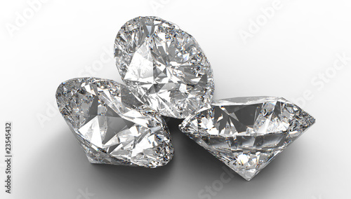 Group of Three large diamonds