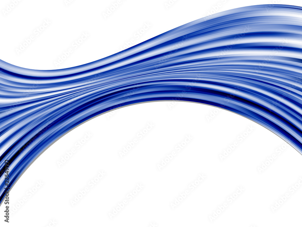 Fototapeta blue dynamic wave