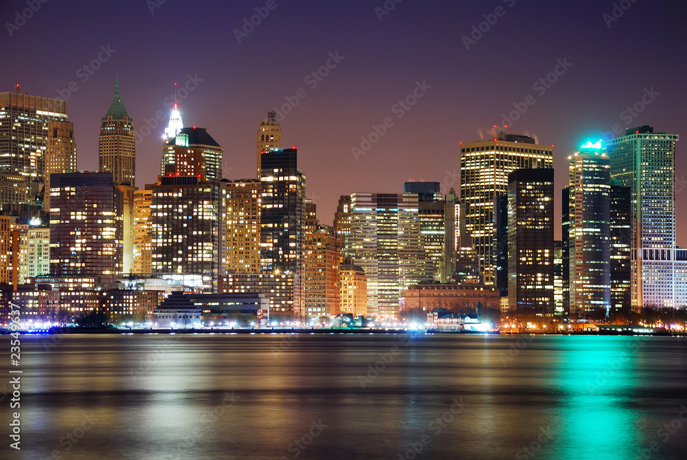 Obraz premium Modern City night scene
