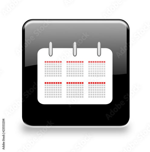 Button Kalender black
