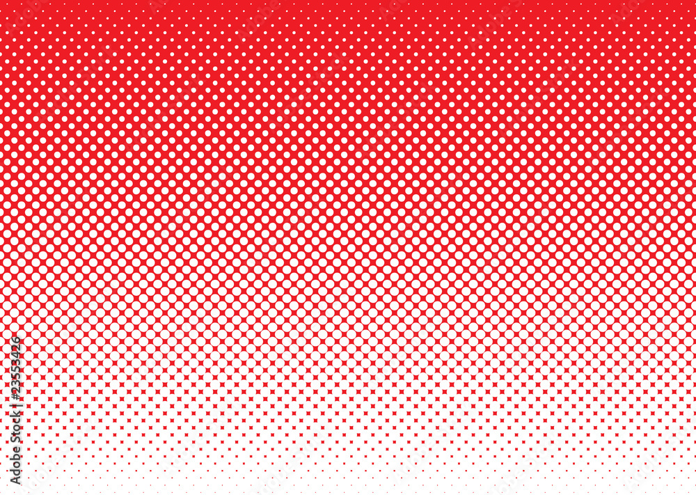 halftone abstract background red