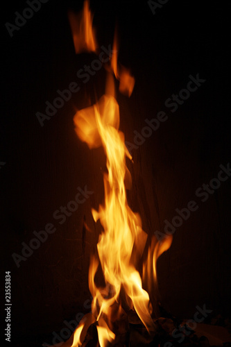 Burning fire, may be used as background