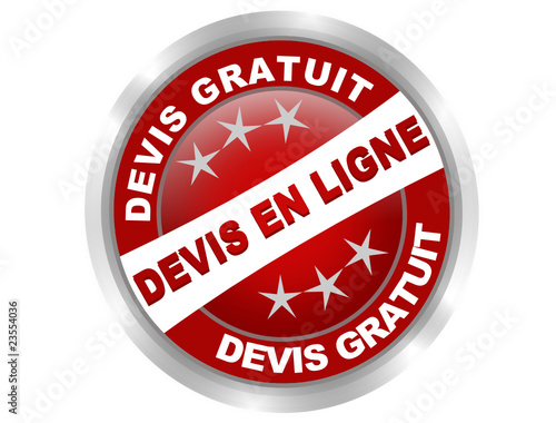 devis en ligne gratuit web bouton rouge