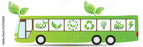 Green bus