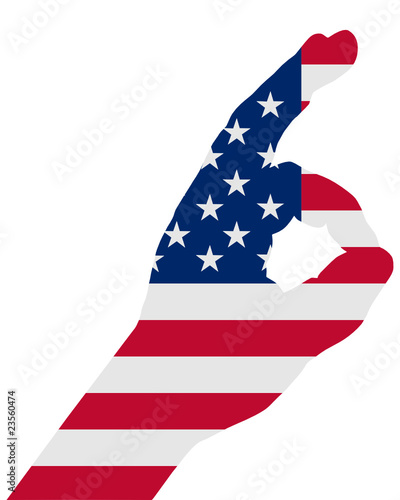 Amerikanisches Handzeichen