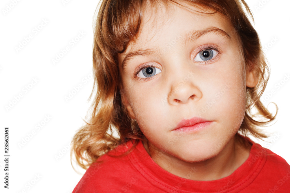 portrait small child photography studio, head up. ring flash portrait small child photography studio, head up. ring flash