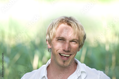 Happy Smile from a man