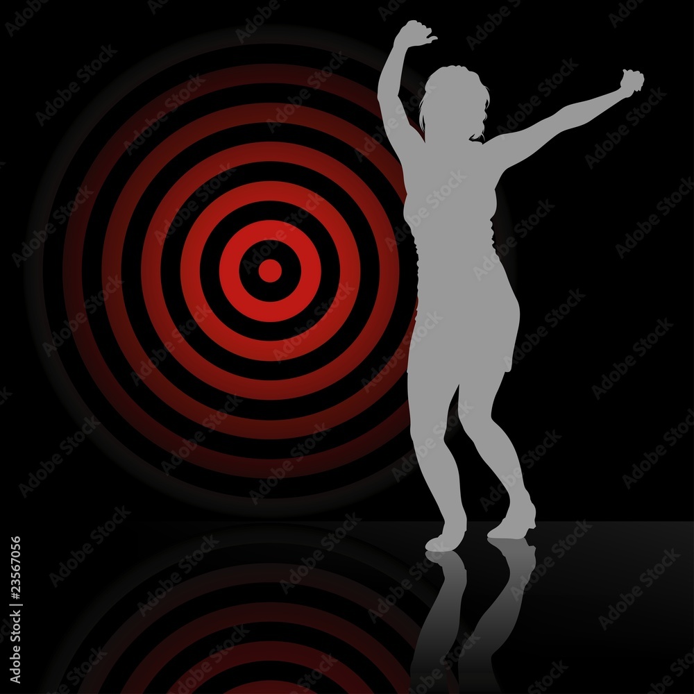 Dancing Girl - Background illustration