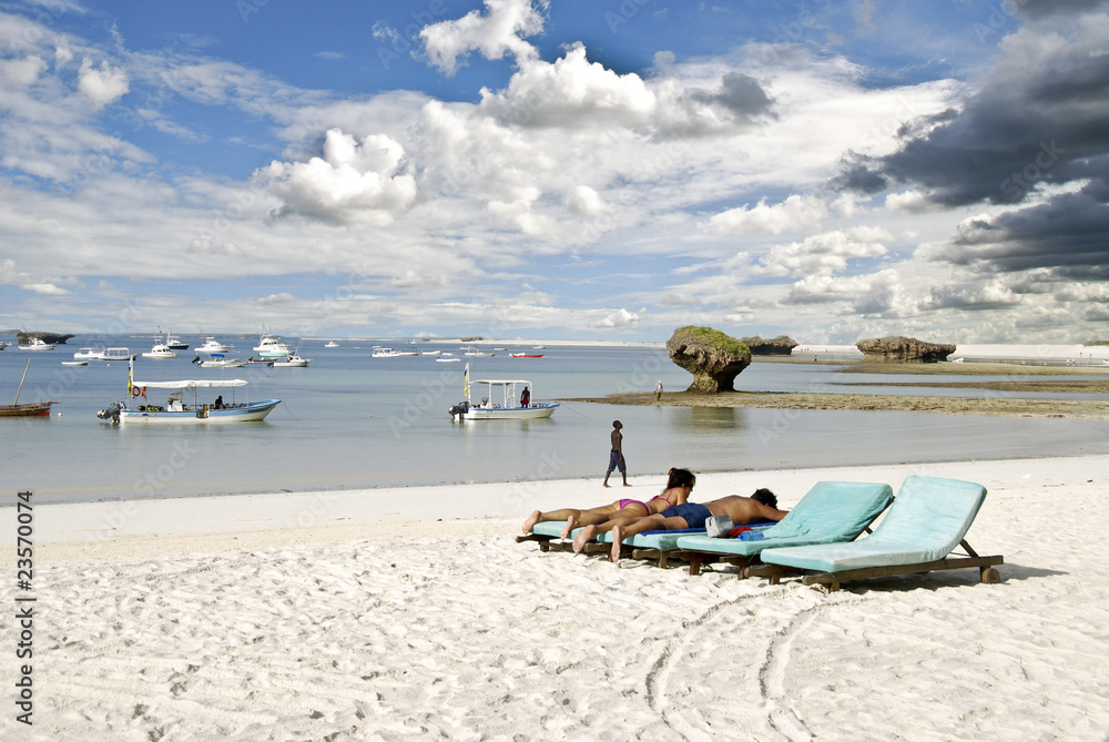 Fotografie Spiaggia di Watamu Kenya
