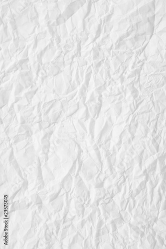 white crumpled paper