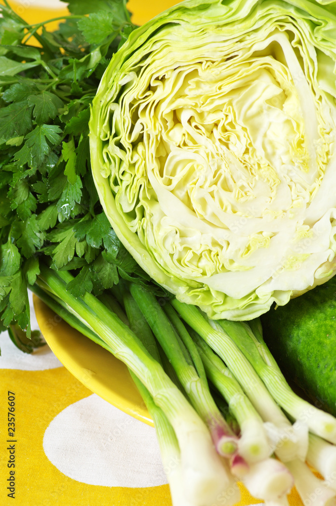 Obraz premium Green vegetables