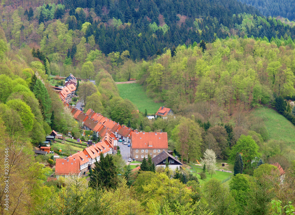 Idyllisches Dorf