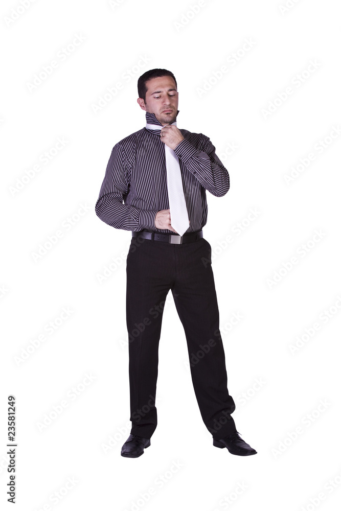 Businessman Dressing Up Businessman Dressing Up