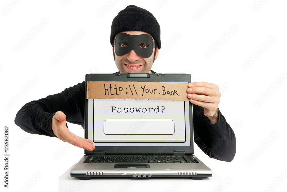 Password thief (phishing) - obrazy, fototapety, plakaty 