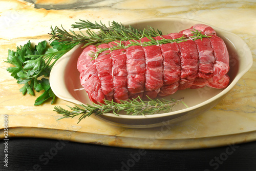 Tableau sur toile polpa per roastbeef bovino adulto