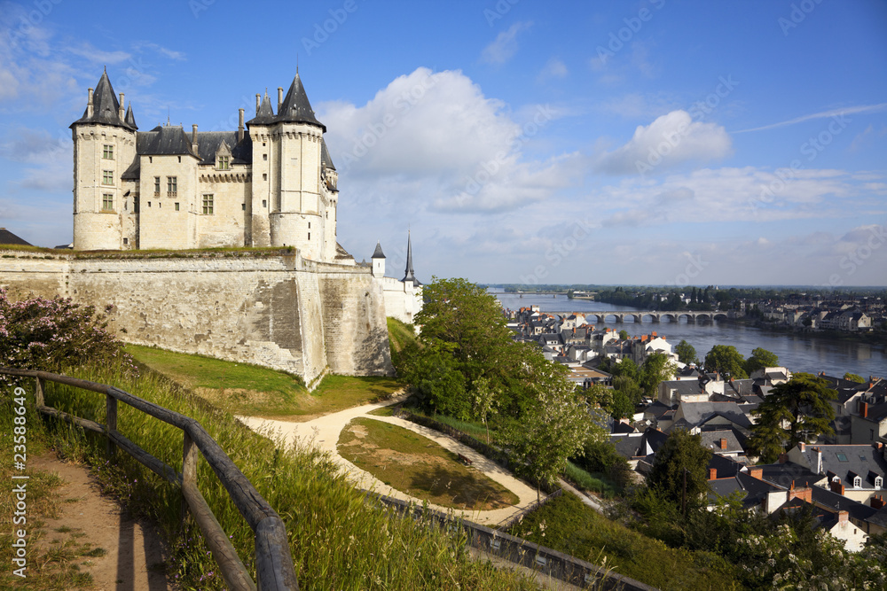 Chateau de Saumur oberhalb der Loire