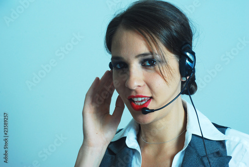 Obraz na płótnie call center