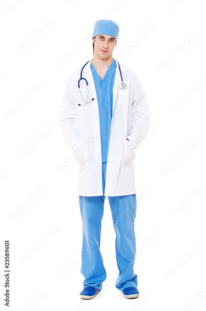 friendly doctor in uniform friendly doctor in uniform
