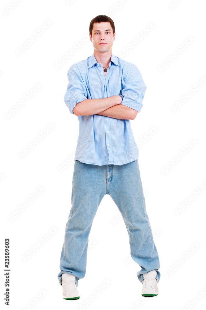 full-length portrait of young man full-length portrait of young man