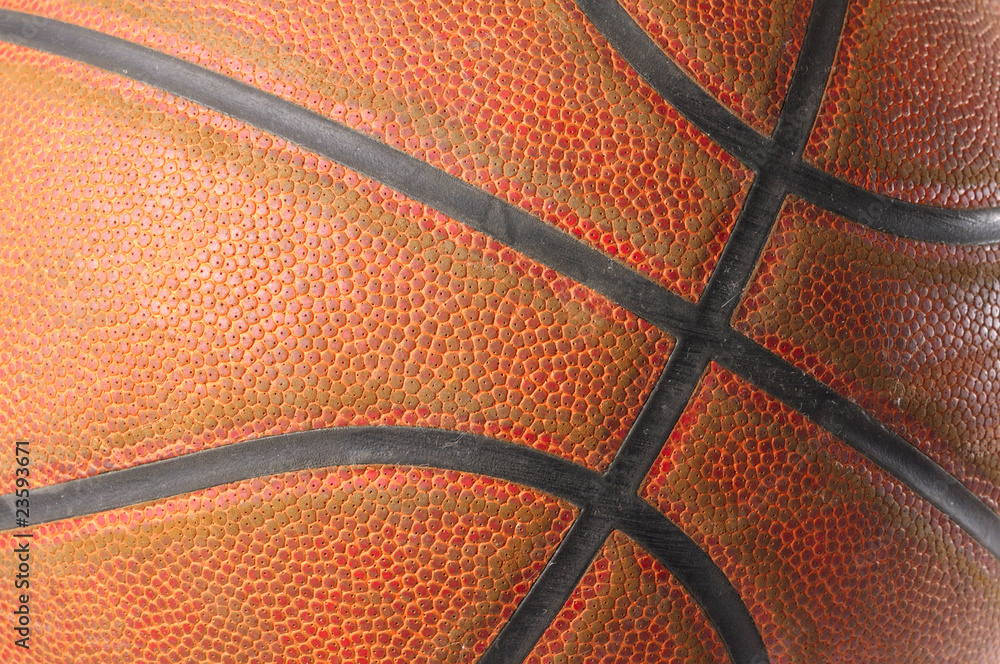 Fototapeta premium closeup of a basketball ball