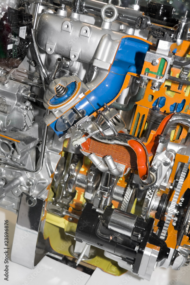 Fototapeta premium automobile engine