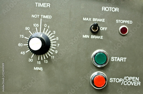 Centrifuge Control Panel