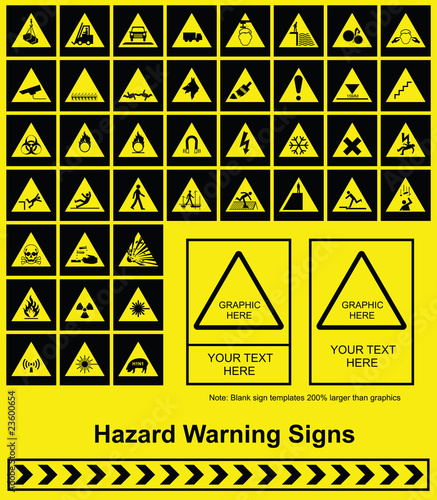 Make your own Hazard Warning sign