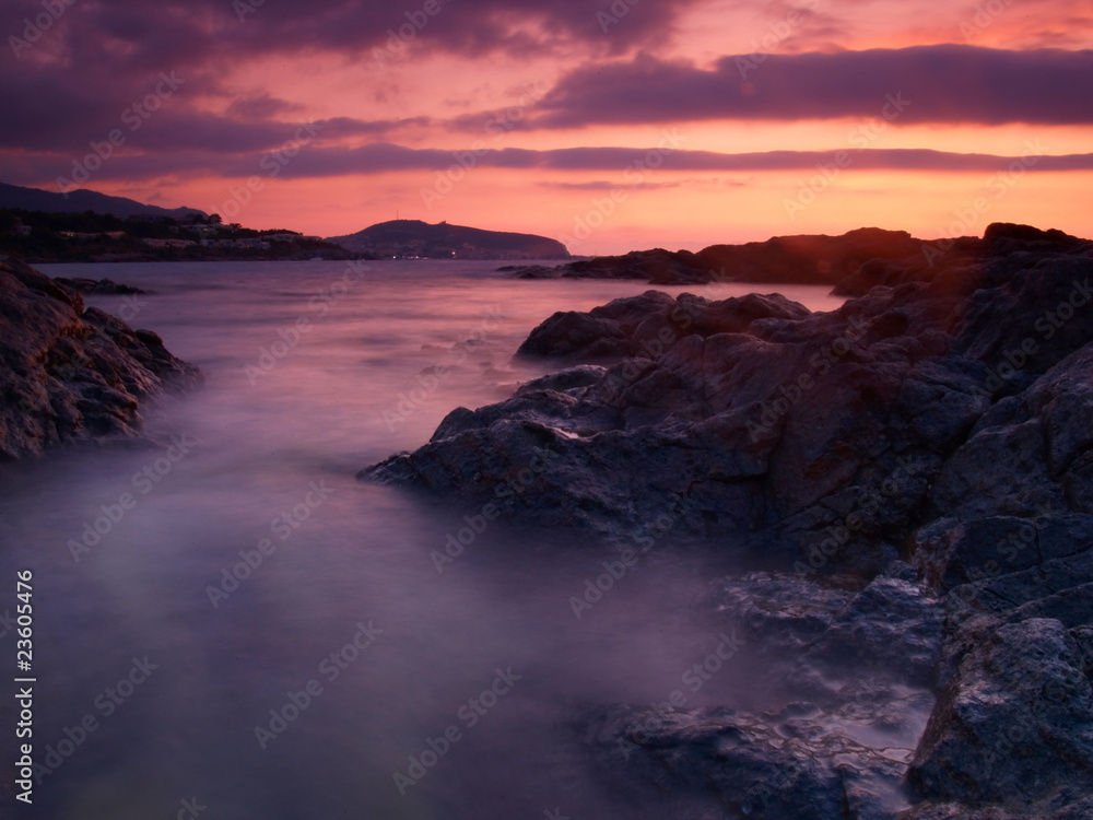 Sunset by the sea Sunset by the sea