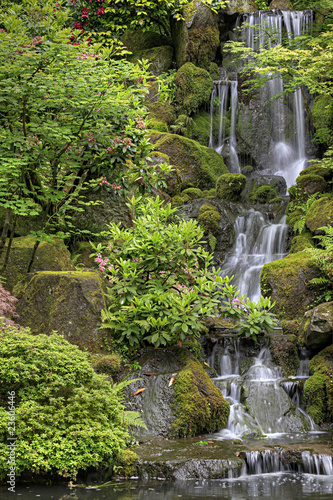 Waterfall at Japanese Garden 2