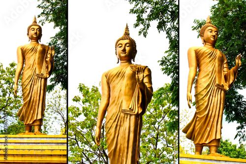 Sticker stand buddha image