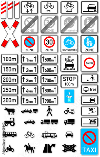 Zusatzschilder im Straßenverkehr