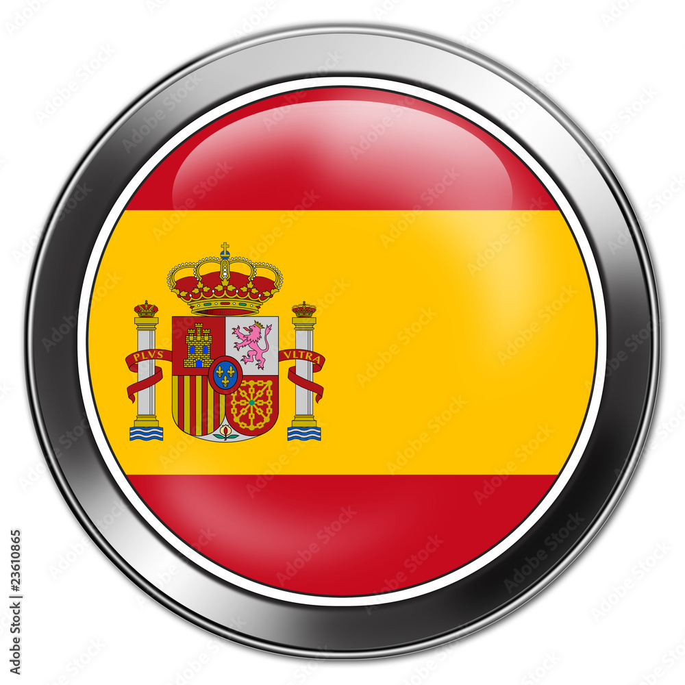 Obraz premium spanien, spain, espania button