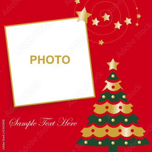 tarjeta de navidad con foto